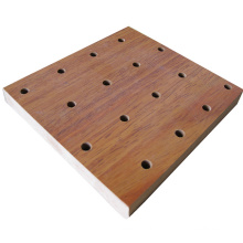 Acoustic Sound Diffuses Material Perforated Wooden Panel Hotel Sound Proof Wall Board